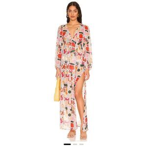 Beach Riot X Revolve Shiloh Cover-Up Dress in Abstract Shapes Size Large